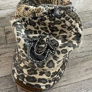 Authentic True Religion Cap with Rhinestones